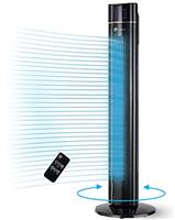 PureMate 43-inch Tower Fan with Air Purifier & Aroma Function, 3 Speed, LED Display, 8-H Timer, Oscillating Portable Electric Floor Bladeless Fan for Bedroom