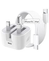 (Latest Version)iPhone USB C Charger, 20W PD Fast Type C Power Wall Charger with 6.6FT Type -C to C Nylon Braided Cable for iPhone 15,iPad, AirPods Pro,Galaxy S22/S21,Pixel 7/6,and Other TypeC Devices