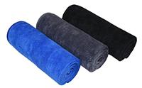 MAYOUTH Gym Towels - Microfibre Sports Towels, Fast Drying & Absorbent for Gym, Fitness, Yoga, Camping - 3-Pack, 40cm X80cm