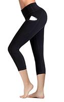 IUGA Capri Leggings with Pockets High Waist Cropped Trousers Yoga Pants for Women Running Active 3/4 Length Leggings for Workout Exercise & Fitness