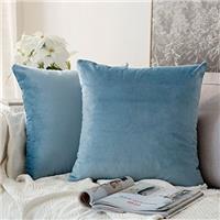 MIULEE Velvet Cushion Covers Soft Decorative Square Throw Pillow Case Pillowcases for Livingroom Sofa Bedroom with Invisible Zipper