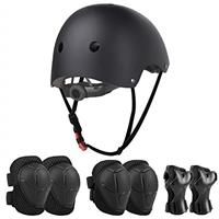 Jim's Store Kids Bike Helmet for 3-10 years old Helmet and Knee Pads Set Adjustable Elbow &Wrist Pads Protective Gear Set for Skateboard Scooter Cycling Roller Skating Boys Girls