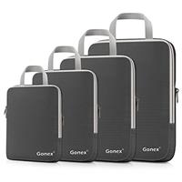 Gonex Compression Packing Cubes Extensible Organizer Bags for Travel Suitcase Organization