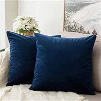 MIULEE Velvet Cushion Covers Soft Decorative Square Throw Pillow Case Pillowcases for Livingroom Sofa Bedroom with Invisible Zipper