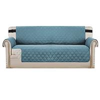 BellaHills Water Repellent Sofa Covers Sofa Slipcovers Furniture Protectors for Pets Reversible Couch Covers Non-Slip Furniture Slipcovers with Strap