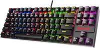 Redragon K552 Mechanical Gaming Keyboard Rainbow Backlit Wired with Anti-Dust Proof Switches for Windows PC