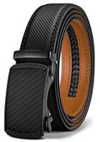 BULLIANT Men's Belt, Leather Ratchet Belt for Men Dress 1 3/8,Trim to Fit