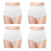 wirarpa Ladies Knickers Cotton Full Briefs High Waisted Underwear Panties for Women Multipack