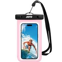 JOTO Waterproof Phone Pouch Cellphone Dry Bag Case for iPhone 16 15 14 13 12 Pro Plus Max XR X 8 7 6S SE, Galaxy S23 S22 S22+ S21 up to 7 -Clear