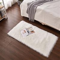 Cumay Super Soft Faux Sheepskin Rug,Rugs living room, Shaggy Bedroom Area Rug Faux Fur Rug Bedside Rugs