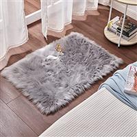 Cumay Super Soft Faux Sheepskin Rug,Rugs living room, Shaggy Bedroom Area Rug Faux Fur Rug Bedside Rugs