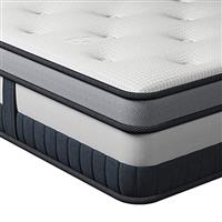 Vesgantti 2FT6 Small Single Mattress 75 x 190 cm, 9.4 Inch Pocket Sprung Mattress with Breathable Foam and Individually Pocket Spring - Medium, Luxury Box Top Collection