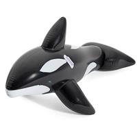 Bestway Jumbo Whale Pool Float, Kids Inflatable Ride-On with Handles, Swimming Pool and Beach Toy