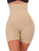 NINGMI Women High-Waisted Tummy Control Bodyshaper Butt Lifter Boyshorts Control Knickers Slimming Briefs