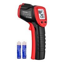 Infrared Thermometer, Eventek IR Laser Thermometer -50 C ~ 420 C (-58 F ~ 788 F), Non-Contact Digital Temperature Gun for Kitchen Cooking,BBQ,Vehicle Repair,Pizza,Fridge, Red/Black