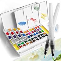PENCILMARCH Watercolour Paint Colour Half Pans - Watercolour Paints Perfect for Artists Or Budding H