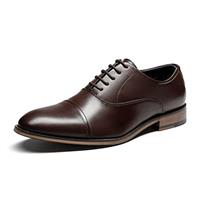 Bruno Marc Men's Lace-Up Leather Shoes, Classic Oxfords Formal Dress Shoes Brogues Derby, Comfortable School Shoes for Boy, Teen in Business, Party and Wedding