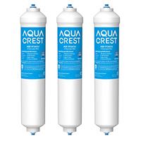4X AQUA CREST DA29-10105J Fridge Water Filter, Compatible with Samsung Aqua-Pure Plus (ONLY EXTERNAL) DA29-10105J DA99-02131B HAFEX/EXP DA2010CB 5231JA2010B Wpro USC100/1 WSF-100 (4)