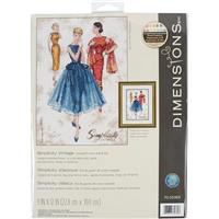 Dimensions 70-35369 Counted Cross Stitch Kit: Simplicity Vintage, Various, One