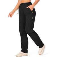 Jessie Kidden Walking Trousers Women Cargo Pants Waterproof Summer Lightweight Quick Dry Convertible Stretch Outdoor Casual UPF 50 Running Cycling Zip Off Capri #6601F