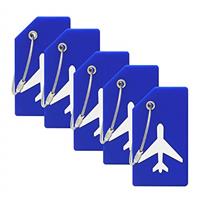 Silicone Luggage Tag with Name ID Card Perfect to Quickly Spot Luggage Suitcase by Ovener
