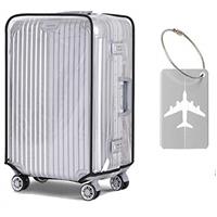 Alledomain Transparent Travel Luggage Cover Waterproof Dust-