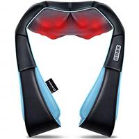 Neck Massager with Heat, Back Massager Gifts for Women/Men/Mom/Dad, Shiatsu Shoulder Massager, Electric Deep Tissue 4D Kneading Massager Gifts for Christmas, Mother's Day, Father's Day, Birthday