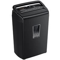 Bonsaii 10-Sheet Home Shredder, Cross-Cut Paper Shredder, Shreds Credit Cards/Staples/Clips, Small Office Shredder Machine with 21L Wastebasket & Transparent Window, Black (C209-D Upgrade Version)
