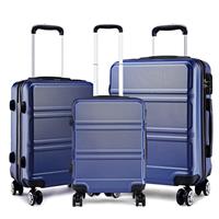 Kono Fashion Hand Luggage Lightweight ABS Hard Shell Trolley Travel Suitcase