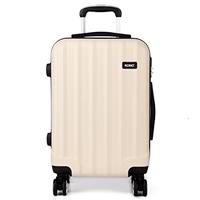 Kono Luggage Lightweight ABS Hard Shell Trolley Travel Suitcase with 4 Wheels
