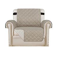 BellaHills Water Repellent Sofa Covers Sofa Slipcovers Furniture Protectors for Pets Reversible Couch Covers Non-Slip Furniture Slipcovers with Strap