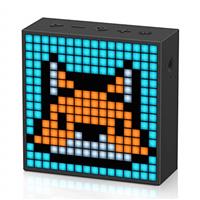 Divoom Timebox evo Pixel Art LED Bluetooth Speaker App Control, Smart Portable Wireless Speaker with Powerful Bass, Supports Alarm Clock Radio, Microphone (Black,1 Pack)