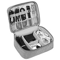 HCFGS Travel Cable Organiser Bag, Electronics Accessories Organizer Bag, Universal Carry Travel Gadget Bag for Cables, Power Bank,USB Drive, Charger Hard Disk
