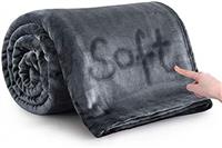 MOONLIGHT20015 Silk Touch Warm Fleece Blankets - 400 GSM Throws for Sofa Fluffy Blanket Bed Throw for Bedroom, Couch, Travel, Kids, Bedroom Accessories