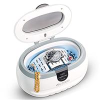 VLOXO Ultrasonic Cleaner,600ML 50W Jewellery Cleaner Silver