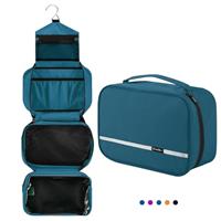 homchen Hanging Travel Toiletry Bag, Waterproof Folding Portable Cosmetic Wash Bag for Men and Women