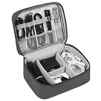 HCFGS Travel Cable Organiser Bag, Electronics Accessories Organizer Bag, Universal Carry Travel Gadget Bag for Cables, Power Bank,USB Drive, Charger Hard Disk
