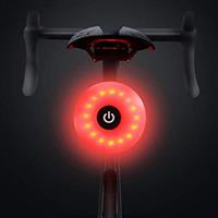 WASAGA Bike Tail Light, Sport LED Rear Bike Light USB Rechargeable, Red High Intensity Bicycle Taillight Waterproof, Helmet Backpack LED Lamp Safety Warning Strobe Light, 5 Light Mode Bike Back Light