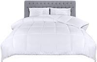 Utopia Bedding, 4.5 Tog All Year Round Coverless Duvet, Microfiber Soft Breathable Duvet, Box Stitch Quilt Ideal for Cold Weather, Machine Washable