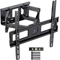 PERLESMITH TV Wall Bracket, Swivel Tilt for 26-70 Inch Flat & Curved TVs up to 45kg, Sturdy Wall Mount Max. VESA 400x400mm