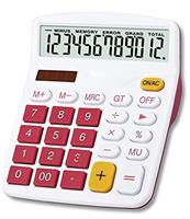 Meichoon Standard Function Desktop Calculator, Solar Battery