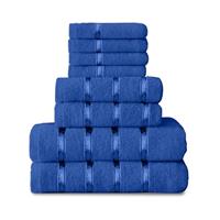 Luxurious 8 Pack Boston Towel Bale Set 4 Face, 2 Hand and 2 Bath
