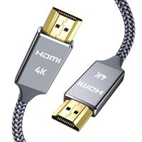 Snowkids 4K HDMI Cable 0.5m/2m/3m/4.5m/5m/10m/15mHDMI Lead Ultra High Speed 18Gbps HDMI 2.0 Cable 4K@60Hz Compatible Fire TV, 3D Support, Ethernet Function, Video 4K UHD 2160p, HD 1080p