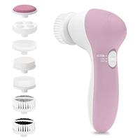 Facial Cleansing Brush Face Scrubber: CLSEVXY Electric Face Spin Cleanser Brushes with 6 Brush Heads for Deep Cleansing, Gentle Exfoliating, Removing Blackhead, Massaging