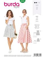 Burda Style Sewing Pattern B6319 Misses' Bell Shaped Skirt