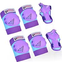 Youth/Kids Knee Pads Elbow Pad Wrist Guards Protective Gear Set for 3-15 Years Child Roller Skates Skateboard Inline Rollerblading Cycling BMX Bike Skating Scooter Riding and Other Outdoor Sports