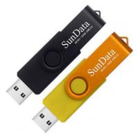 SunData 32GB Memory Stick 5 Pack USB 2.0 Flash Drive Swivel Design Thumb Drives USB Stick Pen Drive for Data Storage with LED Light