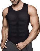 Bingrong Men Compression Vests Shapewear Slimming Body Shaper Undershirt Tank Top Shirt