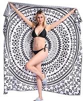 Genovega Sand Free Microfiber Beach Towel - 72"x72" Quick Dry, Super Absorbent Blanket for Outdoor Camping Picnic Pool Swim