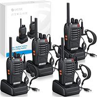 eSynic Professional Walkie Talkies Rechargeable Walkie Talkies for Adults Clear Calls Long Range Walkie Talkies VOX 2 Way Radio Kids Gifts 16CH Walkie Talkies With Earpiece for In&Outdoor etc